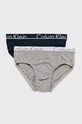Calvin Klein Underwear - Slip copii (2-pack) slipuri gri B70B700004