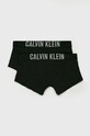 Calvin Klein Underwear - Dětské boxerky (2-pack) přiléhavé boxerky černá B70B700122