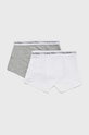 Calvin Klein Underwear - Boxeri copii (2-pack) B70B792000 alb AA00