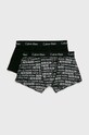 Calvin Klein Underwear - Dětské boxerky 104-176 cm (2-pack) hladký černá B70B792003