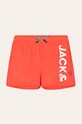 Jack & Jones - Dětské plavkové šortky 128-176 cm oranžová 12169468