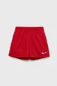 czerwony Nike Kids szorty kąpielowe dziecięce Chłopięcy