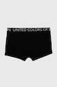 United Colors of Benetton bokserki dziecięce 2-pack 3OP80X230.G.NOS czarny AA00