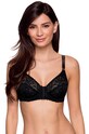 Dorina - Sutien Jacqueline uni negru D1623A