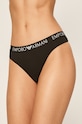 Emporio Armani - Stringi (2-pack) 163333.CC318 dzianina czarny 163333.CC318