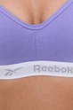 fialová Športová podprsenka Reebok F9622