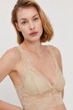 Pieces Biustonosz tkanina beżowy 17096003