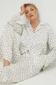 beżowy Karl Lagerfeld piżama 225W2133 Damski