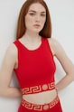 Versace top slim red 1008598