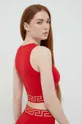 Versace top czerwony