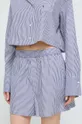granatowy Polo Ralph Lauren piżama bawełniana