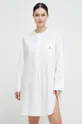 λευκό Βαμβακερό νυχτικό Polo Ralph Lauren Γυναικεία