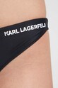 Karl Lagerfeld figi kąpielowe czarny 231W2210