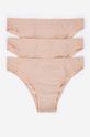 Brazílske nohavičky women'secret 3-pak 7682921 béžová AA00