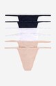 women'secret stringi 6-pack tkanina biały 7683014