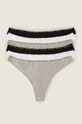women'secret stringi 6-pack 7683049 szary AA00