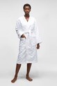Bavlnený župan Karl Lagerfeld bavlna biela 230W2180