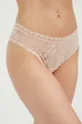 beige Chantelle slip brasiliani Donna