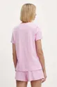 Хлопковая пижама Fila розовый