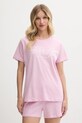 Fila pijamale de bumbac roz FPS4177
