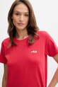 Fila pamut pizsama piros FPS4180