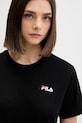 Odzież Fila piżama dwuczęściowa damska bawełniana FPS4180 czarny
