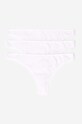 Oblečenie Tangá women'secret 3-pak 7682875.99 biela