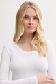 Odzież Polo Ralph Lauren longsleeve lounge 4P0494 biały