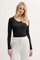 Polo Ralph Lauren longsleeve lounge z elastanem czarny 4P0494