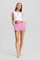 Bavlnené pyžamové šortky Karl Lagerfeld IKON ružová A2W45009