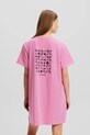 Karl Lagerfeld koszula nocna bawełniana IKON A2W45011 różowy AA00