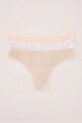 Бавовняні стрінги women'secret 3-pack бавовна білий 7683099