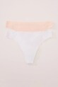 Стринги women'secret 2-pack трикотаж білий 7683101