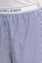 Polo Ralph Lauren spodnie piżamowe bawełniane niebieski 4P0137
