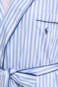 Polo Ralph Lauren szlafrok bawełniany 4P0190 niebieski