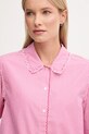 Polo Ralph Lauren piżama bawełniana 4P0374 różowy