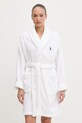 Polo Ralph Lauren szlafrok frotte damski bawełniany 4P0396 biały AA00