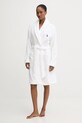 Polo Ralph Lauren szlafrok bawełniany aplikacja biały 4P0396