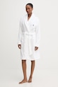 Polo Ralph Lauren szlafrok bawełniany aplikacja biały 4P0396