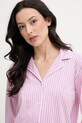 Памучна пижама Lauren Ralph Lauren розов ILN12277