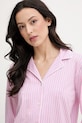 Памучна пижама Lauren Ralph Lauren розов ILN12277