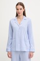 Bavlnené pyžamo Lauren Ralph Lauren ILN92277 modrá AA00