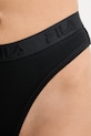 Fila chiloți g-string pentru femei cu bumbac negru FU6372