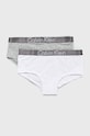 Calvin Klein Underwear - Figi dziecięce (2-Pack) szary G80G800072