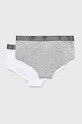 Calvin Klein Underwear - Figi dziecięce (2-Pack) G80G800072 szary AA00