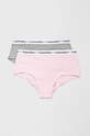 Calvin Klein Underwear - Figi dziecięce 110-176 cm (2-pack) figi szary G80G896000