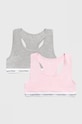 Calvin Klein Underwear - Dětská podprsenka 128-176 cm (2-pack) 2-pack šedá G80G897000