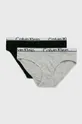 szary Calvin Klein Underwear - Figi dziecięce (2-Pack) Dziewczęcy
