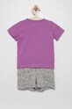 Name it piżama dziecięca 13199363.IrisOrchid fioletowy AA00
