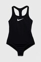 Nike Kids costum de baie moale negru NESSB711